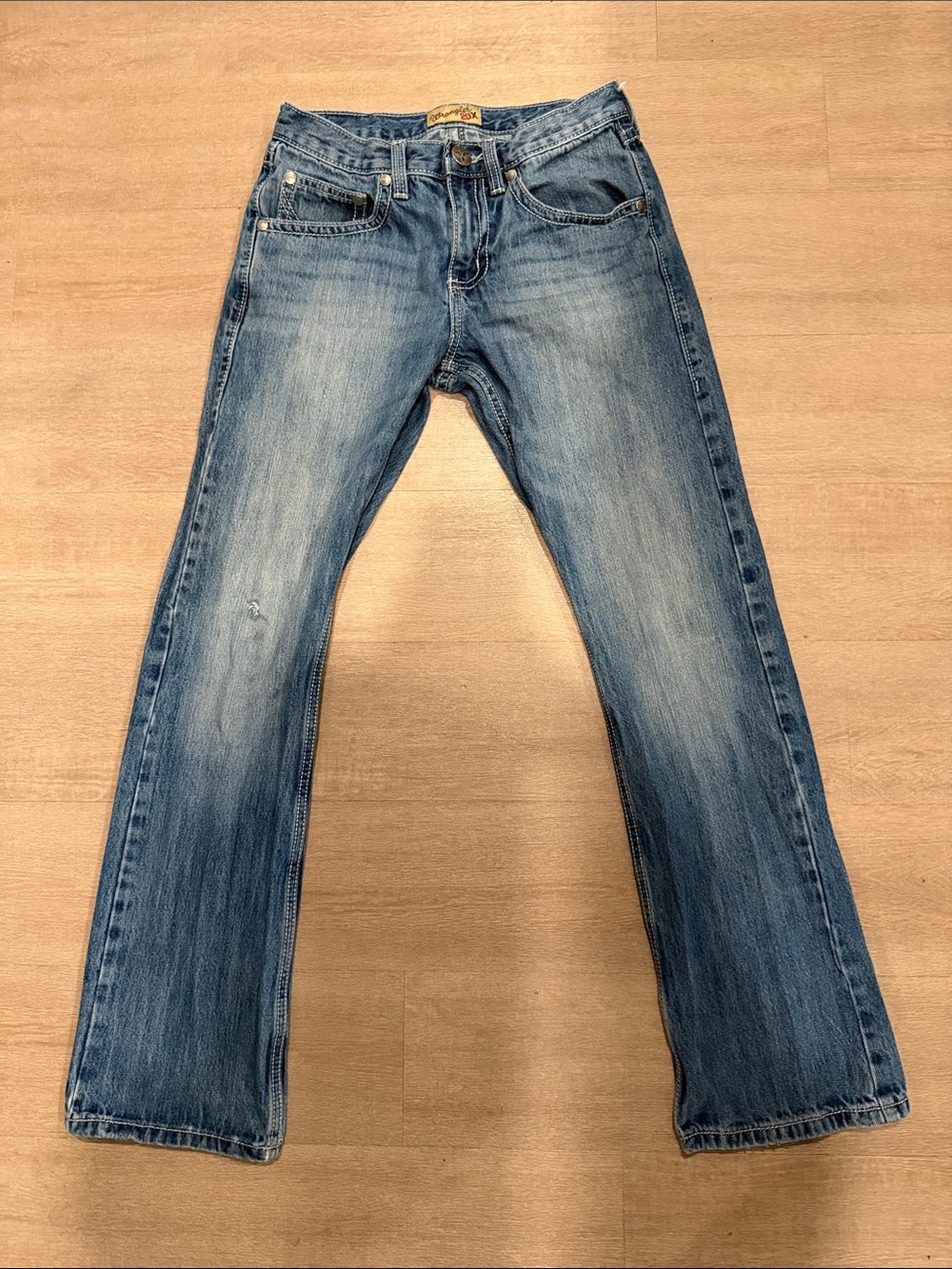 Wrangler Light Blue Boot Cut Jeans- 20X Style 42 Vintage Boot. Size 29x30